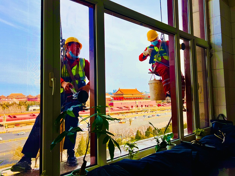 人民大會(huì)堂,外墻清洗,美汐清潔